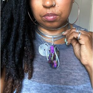 Titanium Quartz Choker